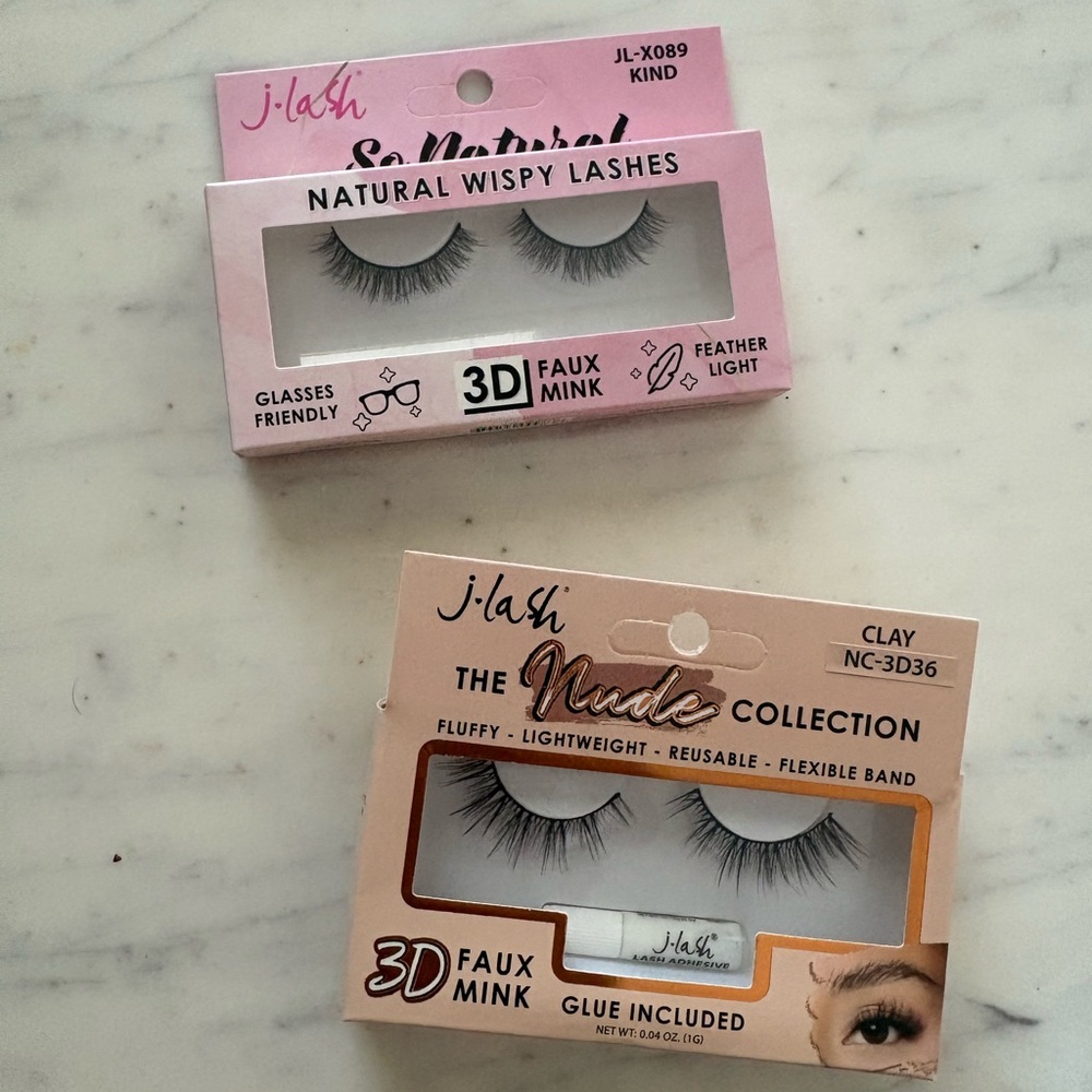 j-lash 3D Faux Mink Natural Wispy Lashes
